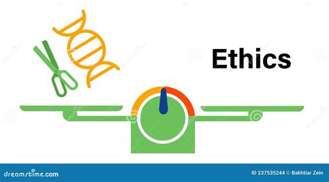 Ethics Moral Issue in Gene DNA Editing Ethical Dilemma on CRISPR Stock Vector - Illustration of ...