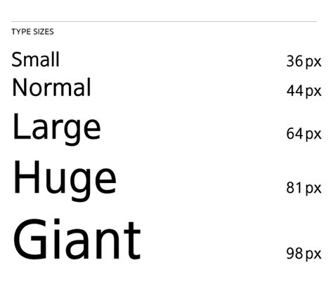 Printable Font Size Chart - Printable And Enjoyable Learning