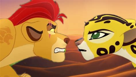 Fuli and Kion dispute by renhob27 on DeviantArt