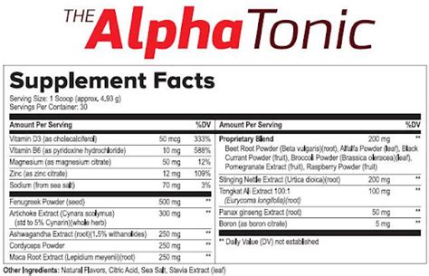 Alpha Tonic - Potent Himalayan Tonic Boost Sex Drive & Vitality