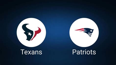 Houston Texans vs. New England Patriots Week 6 Tickets Available ...