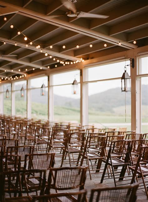 Veranda ceremony set up at Pippin Hills Farms & Vineyard | Photo: Elisa ...