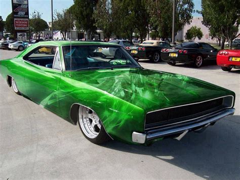 Classic Car with Custom Paint Job | Muscle cars, Classic cars muscle, Dodge muscle cars