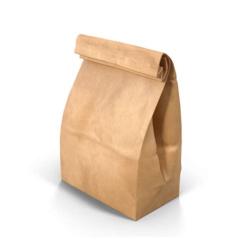 Brown Paper Lunch Bag PNG Images & PSDs for Download | PixelSquid - S100556351