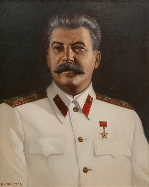 Portrait of Joseph Stalin - Viktor Shilov. Подробное описание экспоната ...