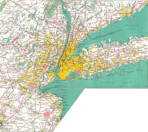 New York City Map - A detailed street map and satellite map of New York City