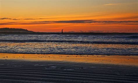 Sunset Higgins Beach Maine stock photo. Image of rocks - 61540768