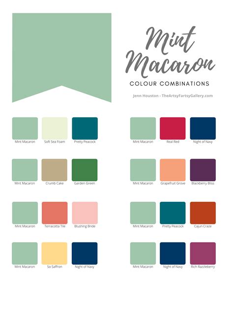 Mint Macaron - Colour Combinations | Mint color palettes, Green color combinations, Color ...