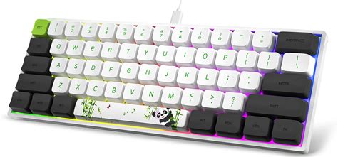 Buy CHARAN SK61 61 Keys Mechanical Gaming Keyboard, 60% Compact Hot-Swappable RGB Backlit ...