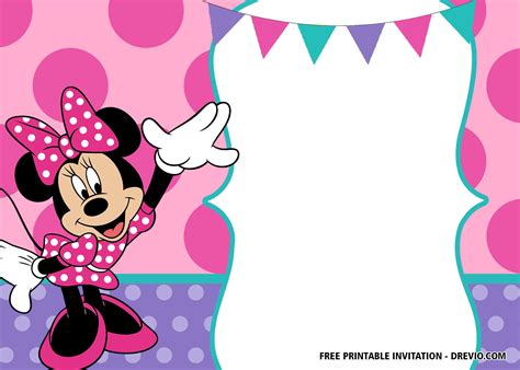 Minnie Mouse Printable Invitations