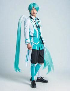 Male Miku Cosplay. Face Swap. Insert Your Face ID:1177181