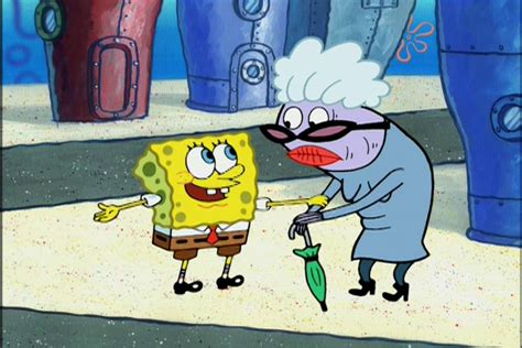 Spongebob Old Lady Meme