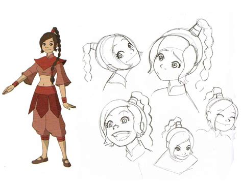 Animation Art — Avatar the Last Airbender model sheets | Avatar ...