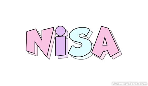 Nisa Logo | Free Name Design Tool from Flaming Text