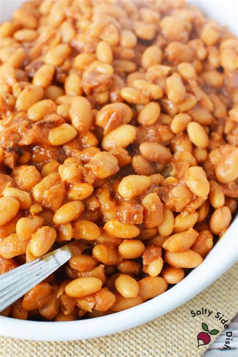 Use Canned Beans for Crockpot Baked Beans | Salty Side Dish