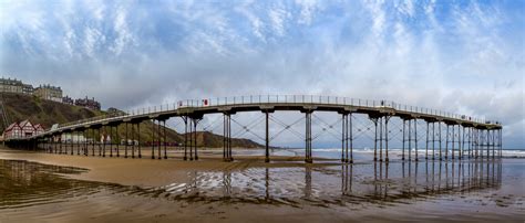 Beach And Pier At Saltburn Free Stock Photo - Public Domain Pictures