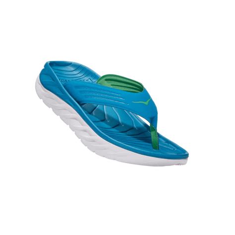 Hoka One One ORA Recovery Flip Blue Flip Flops