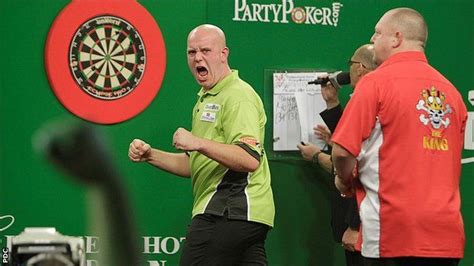 Michael van Gerwen beats Mervyn King to win World Grand Prix - BBC Sport