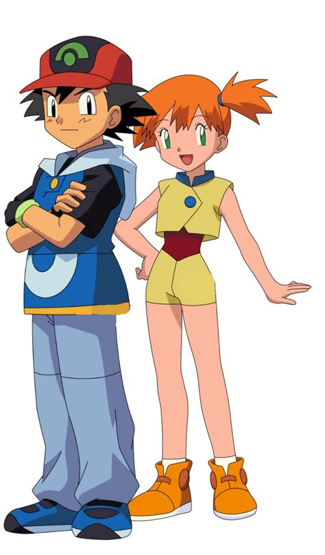 Ash and Misty 3 Render by weissdrum | Ash and misty, Pokemon ash and misty, Misty