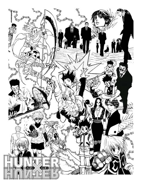 Hunter x Hunter poster I created using art from the Manga :) (OC) : r/HunterXHunter