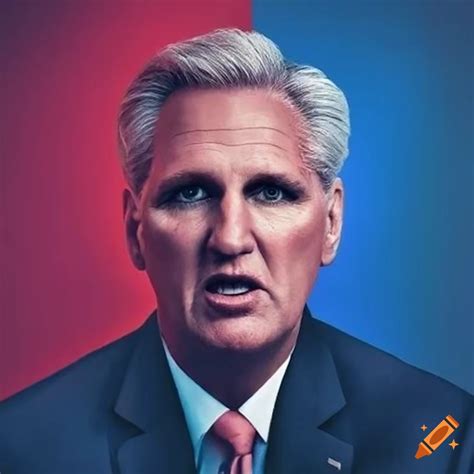 Colorful campaign poster for president kevin mccarthy