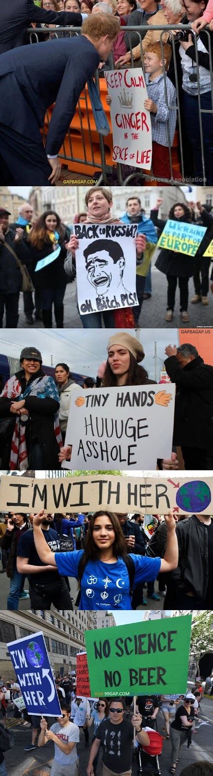#LOL: Funniest Protests Signs Collection From Around The World ft. #PrinceHarry