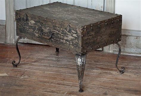 Metal Trunk Coffee Table - Foter