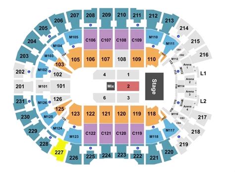 Rocket Mortgage FieldHouse Seating Chart - Row & Seat Numbers