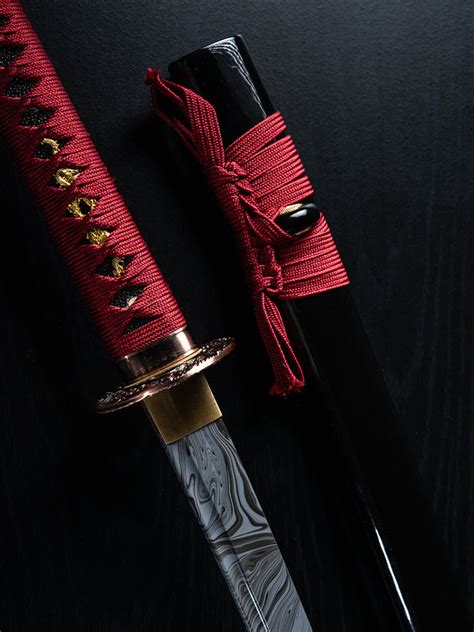 Fantasy Katana Sword Series: Red Mist Katana (1060 Carbon Steel) – Mini Katana