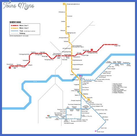 Shenyang Metro Map - ToursMaps.com