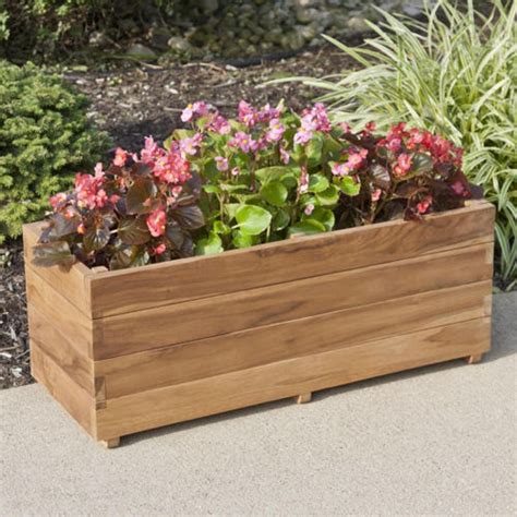 Outdoor Wooden Planters Ideas (190) | Outdoor wooden planters ...