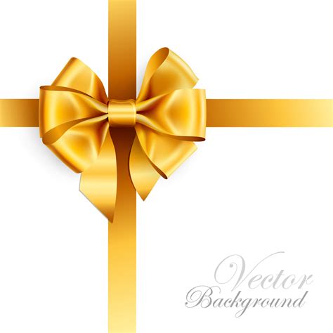 17 Christmas Ribbon Bow Vector Images - Gold Ribbon Bow Vector, Christmas Bow Vector and Free ...