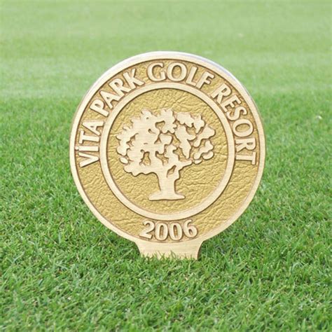 Cast Tee Marker | Bronze & Aluminum Golf Course Tee Markers