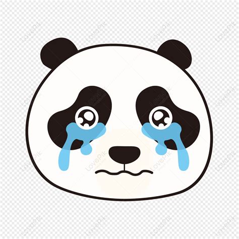 Panda Llorando Paquete De Expresión PNG Imágenes Gratis - Lovepik