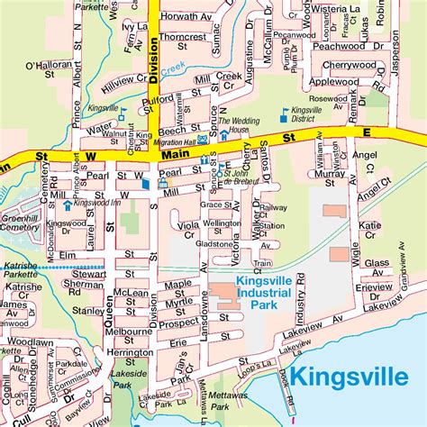 Kingsville, Leamington and Harrow, ON map by Mapmobility Corp. - Avenza Maps | Avenza Maps