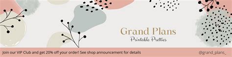 GrandPlans by GrandPlans on Etsy