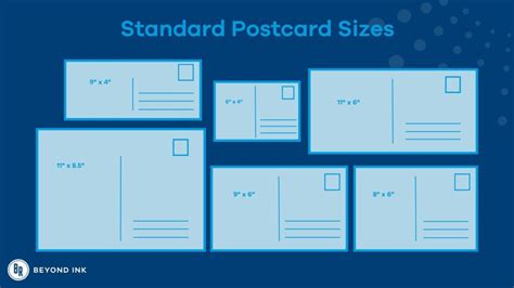 Standard Postcard Size Guide | BR Printers