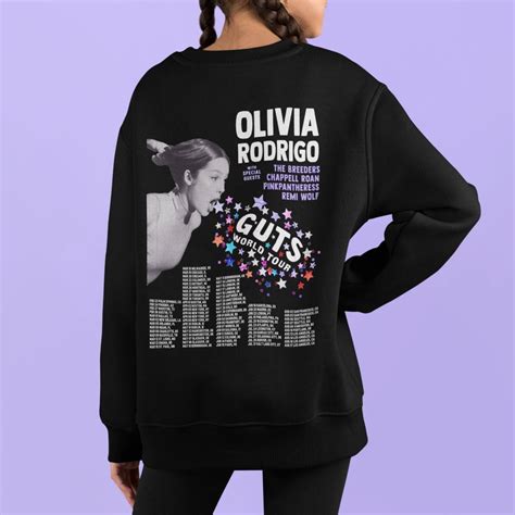 YOUTH GUTS World Tour Olivia Rodrigo Y2k Bootleg Merchandise - Etsy