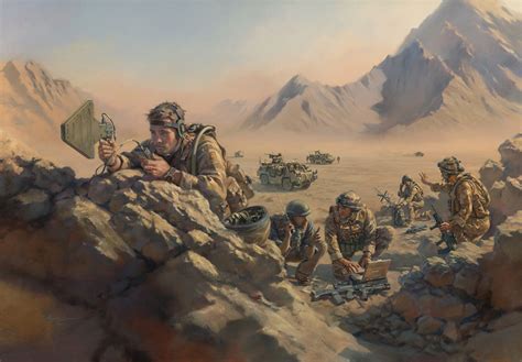 'TASK! TASK! TASK!' - Military Artist Stuart Brown