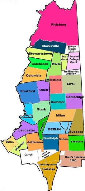 Map Of New Hampshire Towns - Maping Resources