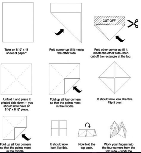 How to Make an Origami Fortune Teller | Fortune teller paper, Cootie catcher, Cootie catcher ...