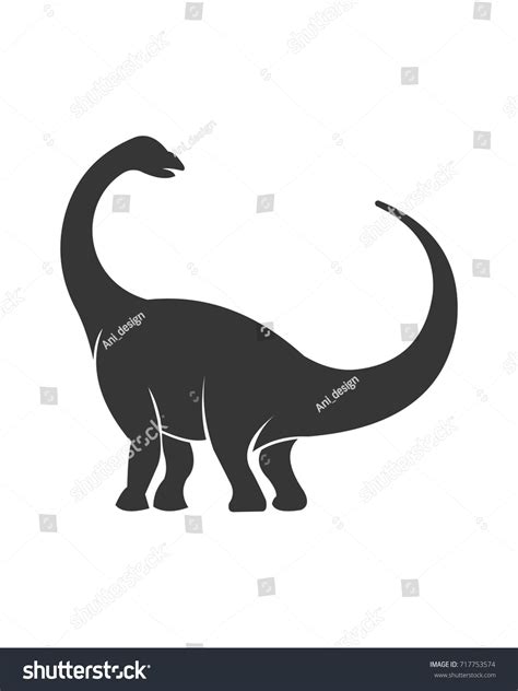 Dinosaur Logo Vector Stock Vector (Royalty Free) 717753574 | Shutterstock