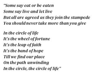 Elton John's "Circle of Life" Lyrics Meaning - Song Meanings and Facts