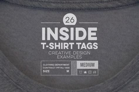 Find the perfect inside t-shirt tag design with 26 of the most ...