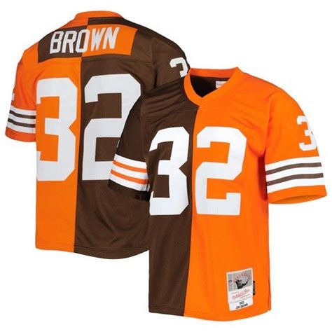 Browns Jim Brown Split Throwback Jersey – US Sports Nation