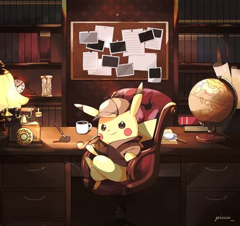 Detective Pikachu Coffee Art - 900x849 Wallpaper - teahub.io