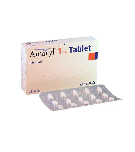 Amaryl 1mg 30 Tablet | Wealzin