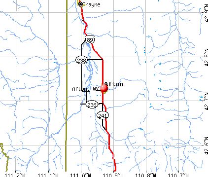 Afton, Wyoming (WY 83110) profile: population, maps, real estate, averages, homes, statistics ...