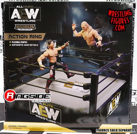 AEW Medium Ring Playset for AEW Toy Wrestling Action Figures by Wicked ...