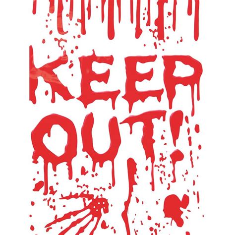 20+ Keep Out Halloween Sign – DECOOMO